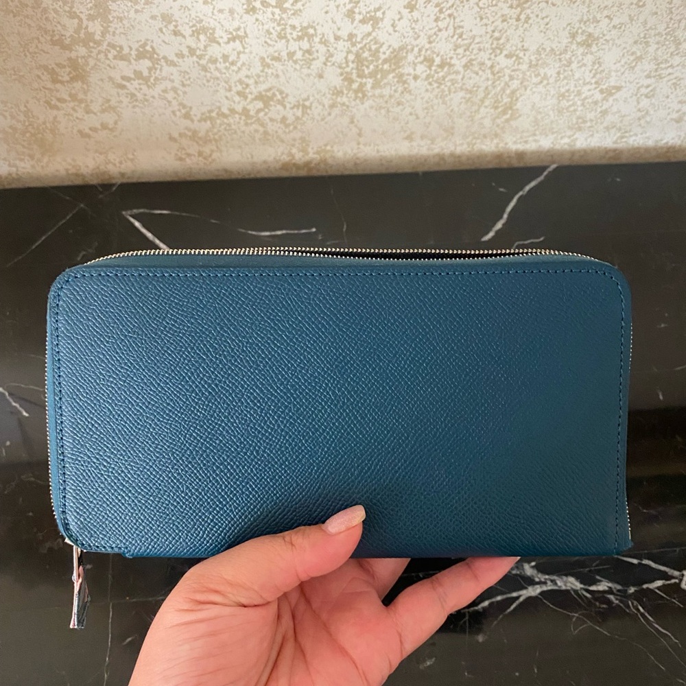 Authentic Hermes Silk’In long wallet